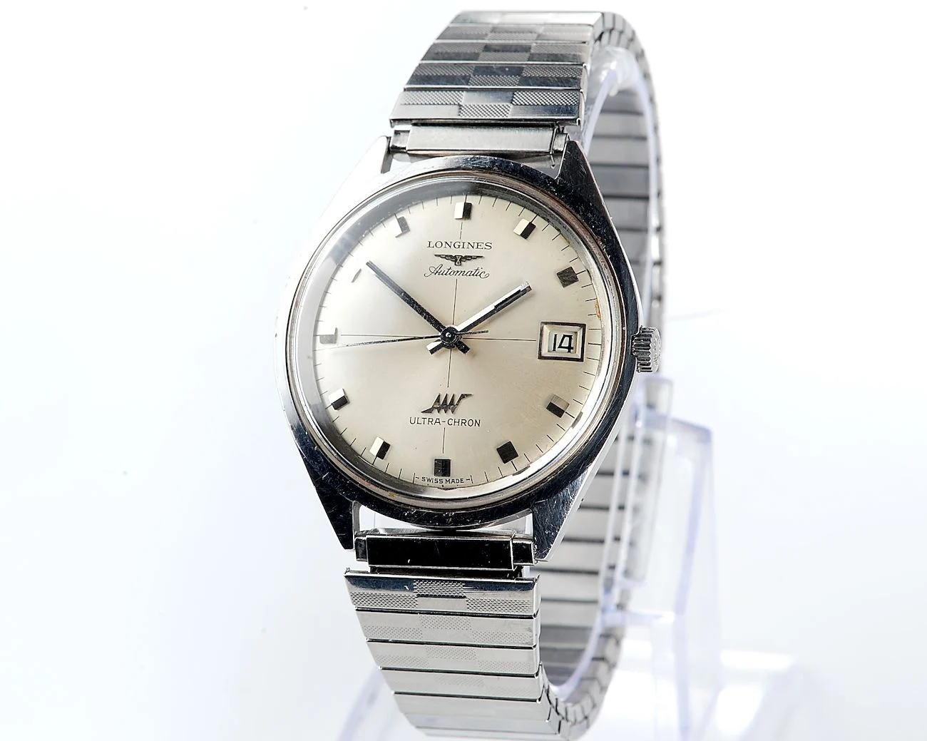 Longines Ultra-Chron Swiss high-beat vintage mechanical watch from 1970