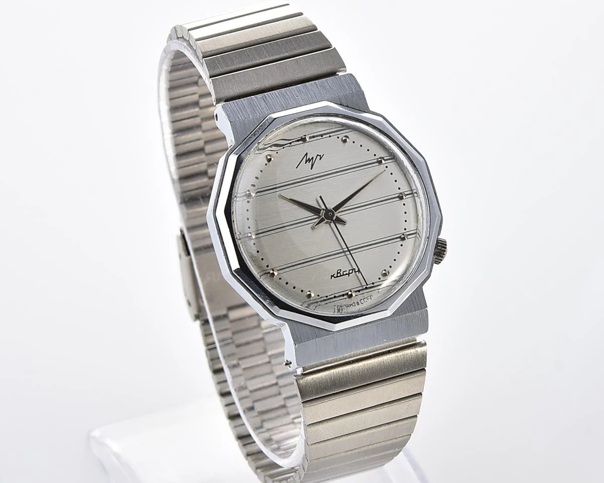 Soviet Luch wristwatch with quartz movement
