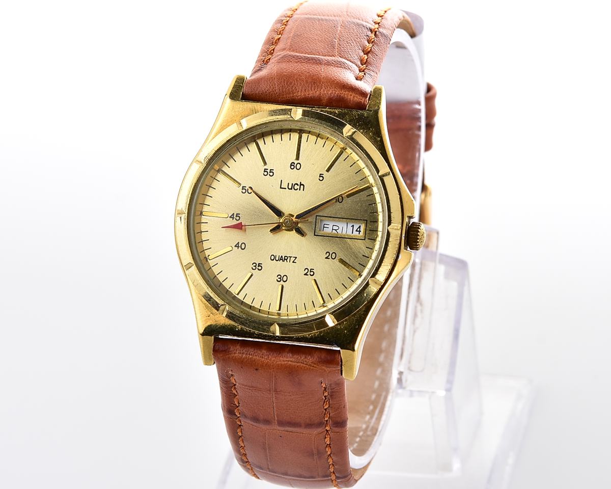 Vintage soviet LUCH automatic quartz watch