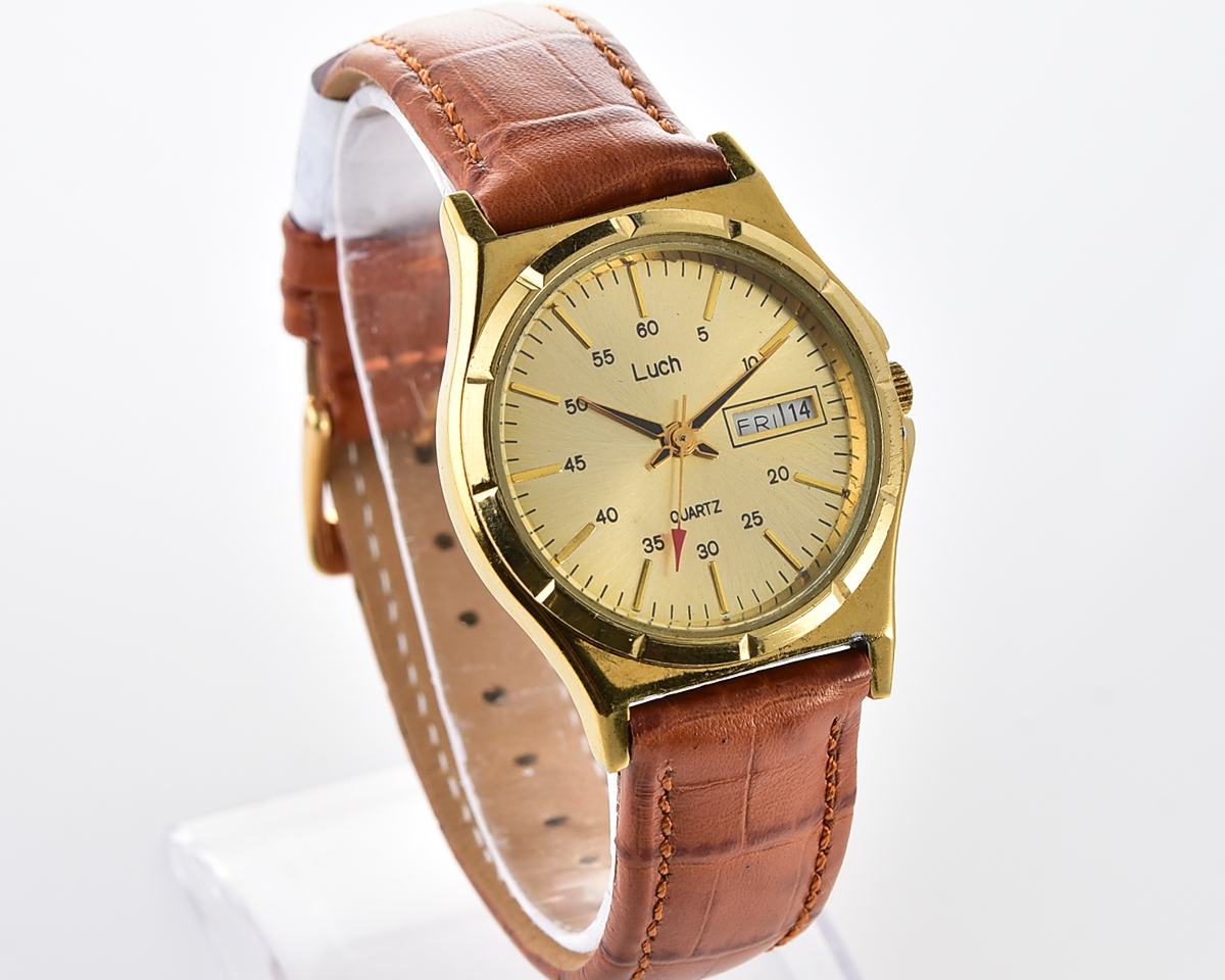 Vintage soviet LUCH automatic quartz watch