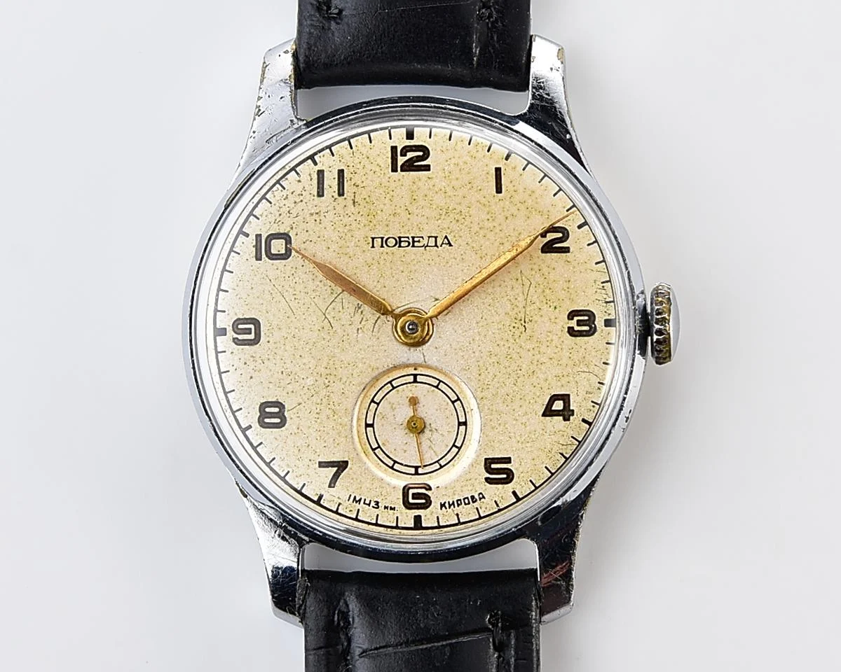 Vintage Soviet mechanical Pobeda, 1MChZ, from the 2nd quarter of 1952