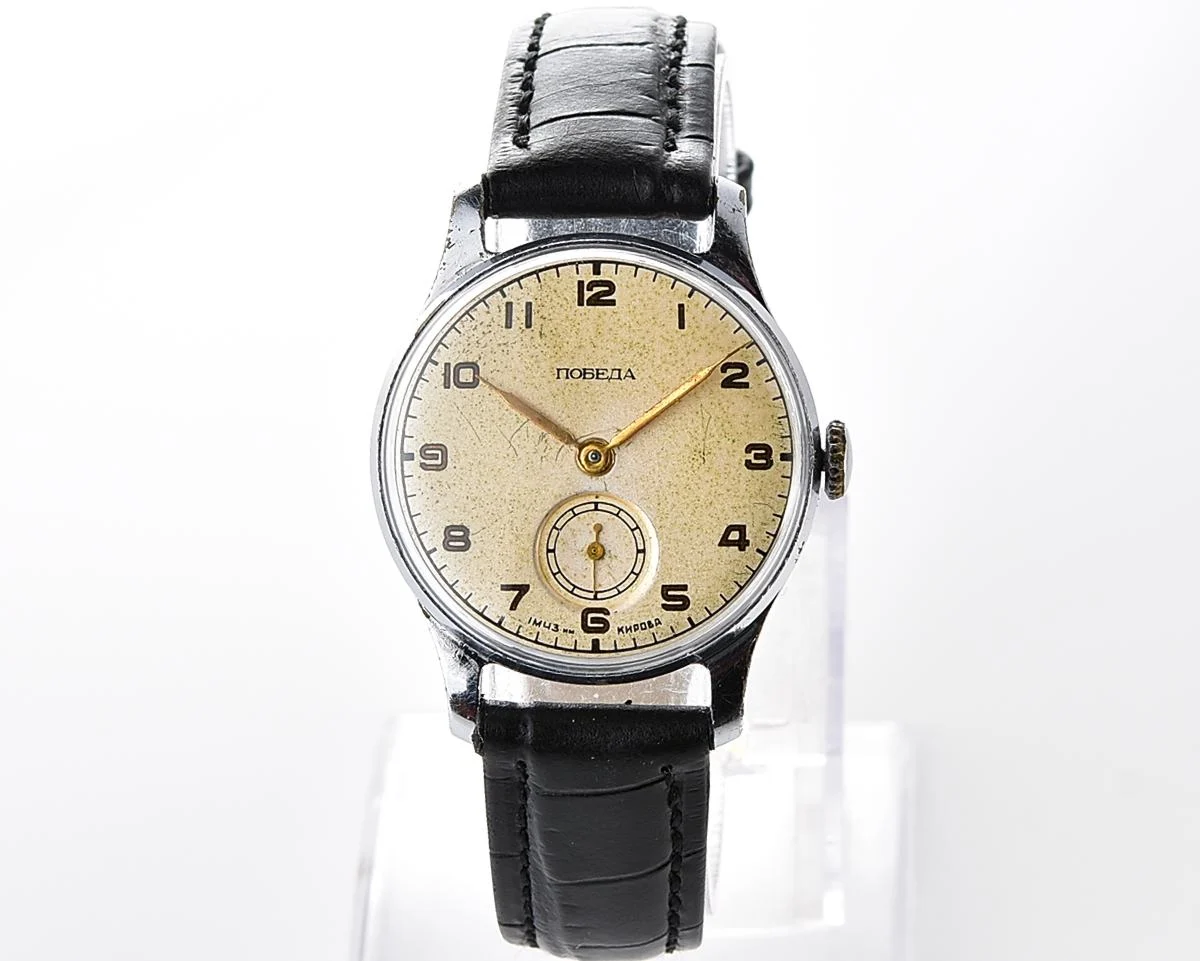 Vintage Soviet mechanical Pobeda, 1MChZ, from the 2nd quarter of 1952