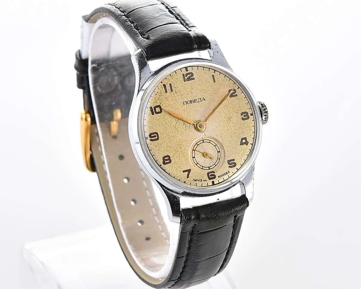 Vintage Soviet mechanical Pobeda, 1MChZ, from the 2nd quarter of 1952