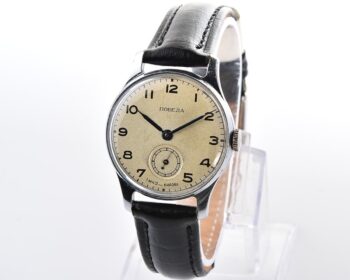 Vintage soviet mechanical watch POBEDA, 1MChZ factory, the 1st quarter of 1952!
