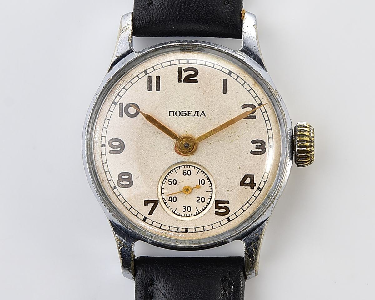 Excellent soviet mechanical POBEDA watch, ChChZ, the 2nd quarter of 1955