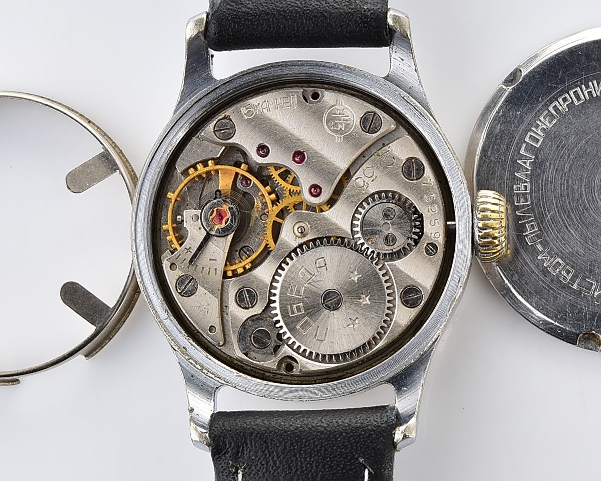 Excellent soviet mechanical POBEDA watch, ChChZ, the 2nd quarter of 1955