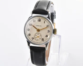 Excellent Soviet mechanical Pobeda watch, ChChZ, the 2nd quarter of 1955