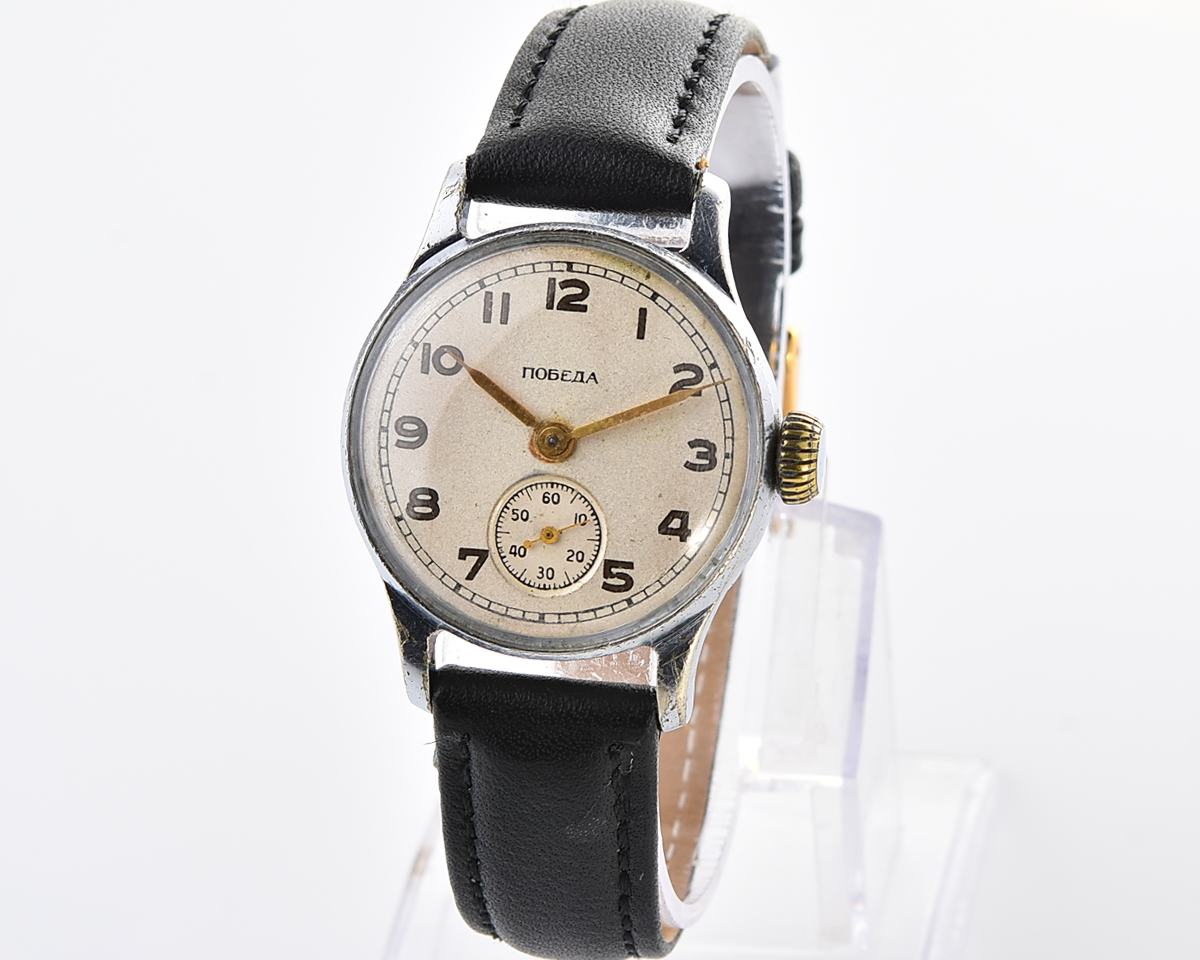 Excellent soviet mechanical POBEDA watch, ChChZ, the 2nd quarter of 1955