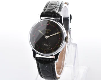Vintage Soviet Pobeda mechanical wristwatch from the 1950s, PChZ - with jewels on dial!