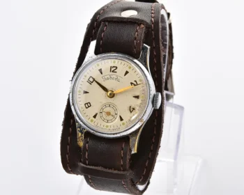 Vintage Soviet mechanical watch Pobeda Zim from the 1950s