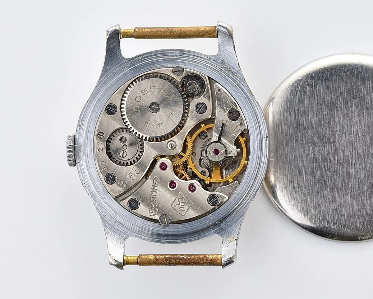 Vintage Soviet mechanical watch Pobeda, 1MChZ factory, the 3rd quarter of 1953!