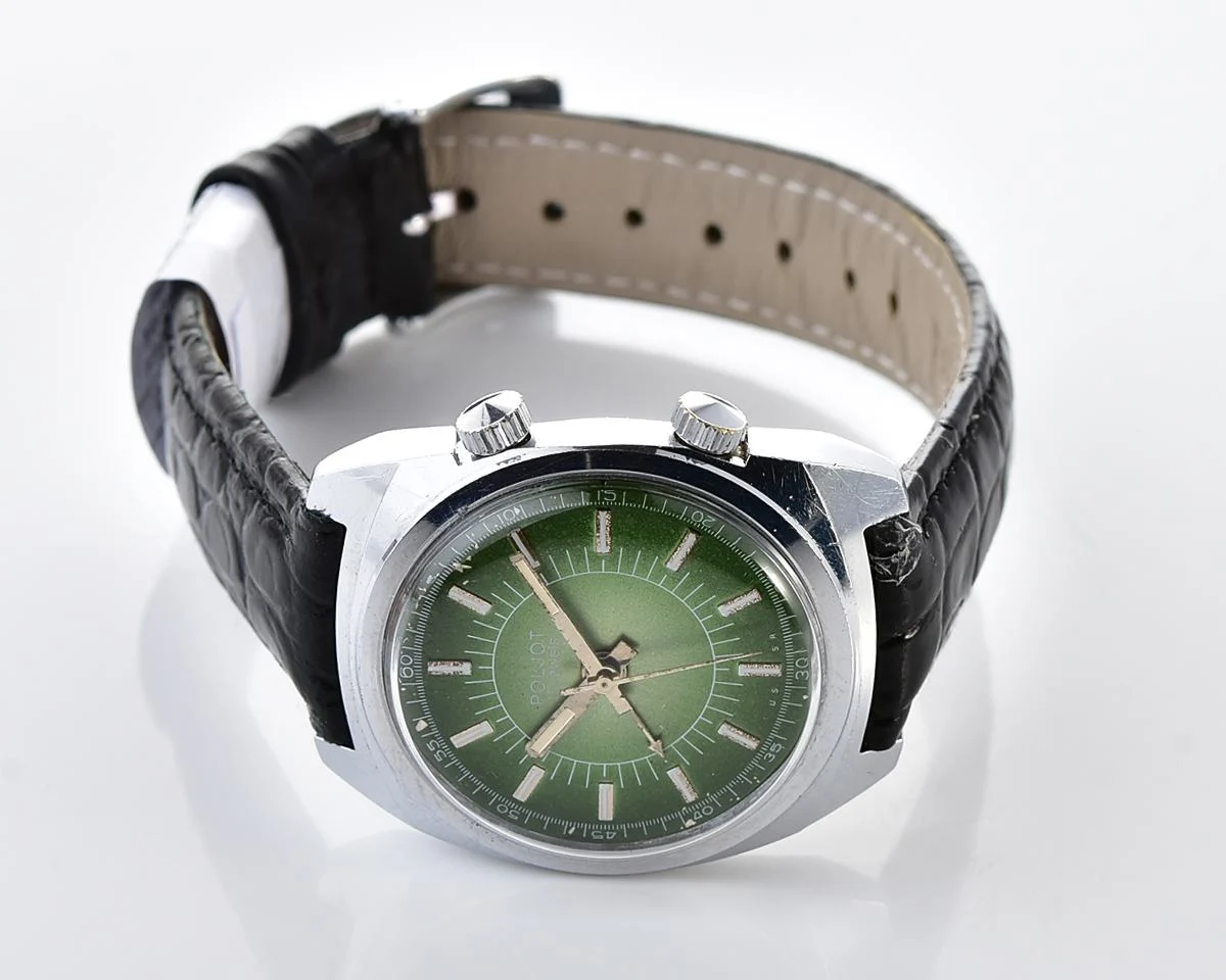 Excellent vintage Soviet Poljot-cricket mechanical watch with alarm function