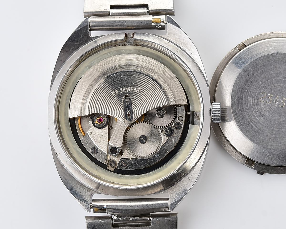 POLJOT "55G"(Aeroflot) automatic mechanical watch in stainless steel body
