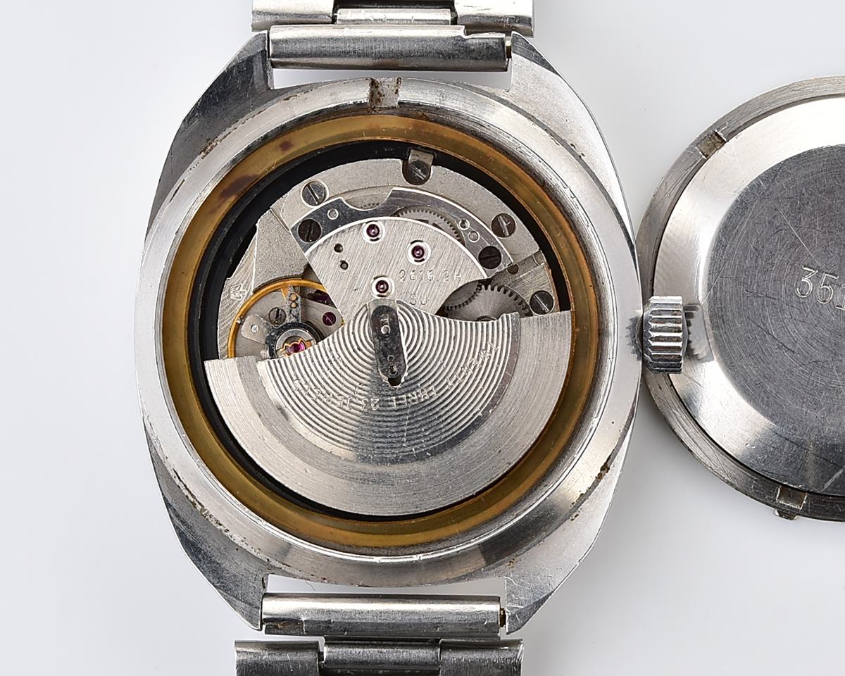 POLJOT "55G"(Aeroflot) automatic mechanical watch in stainless steel body