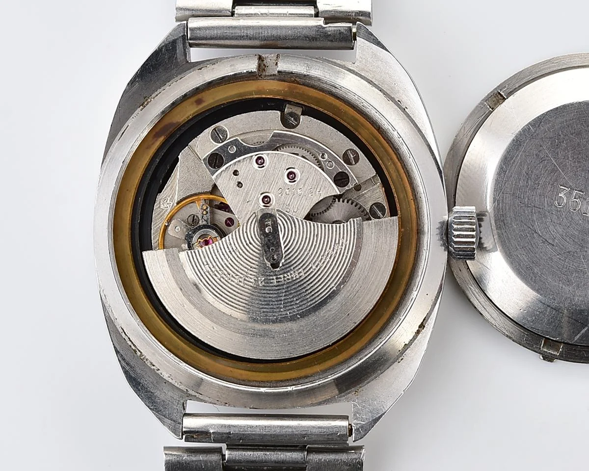 Poljot "55G"(Aeroflot) automatic mechanical watch in stainless steel body