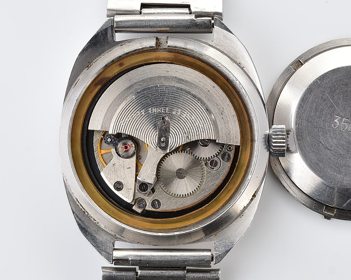 POLJOT "55G"(Aeroflot) automatic mechanical watch in stainless steel body