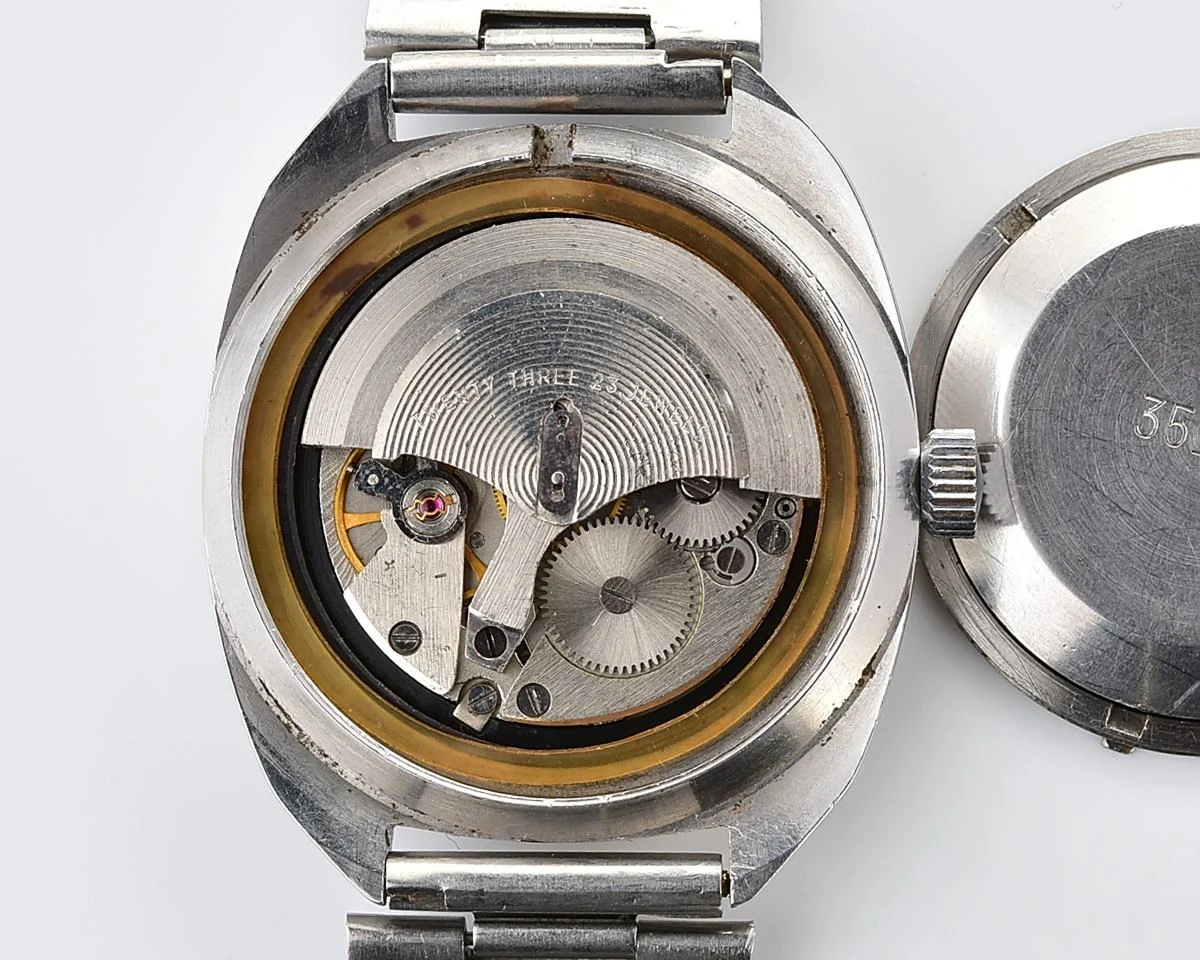 Poljot "55G"(Aeroflot) automatic mechanical watch in stainless steel body