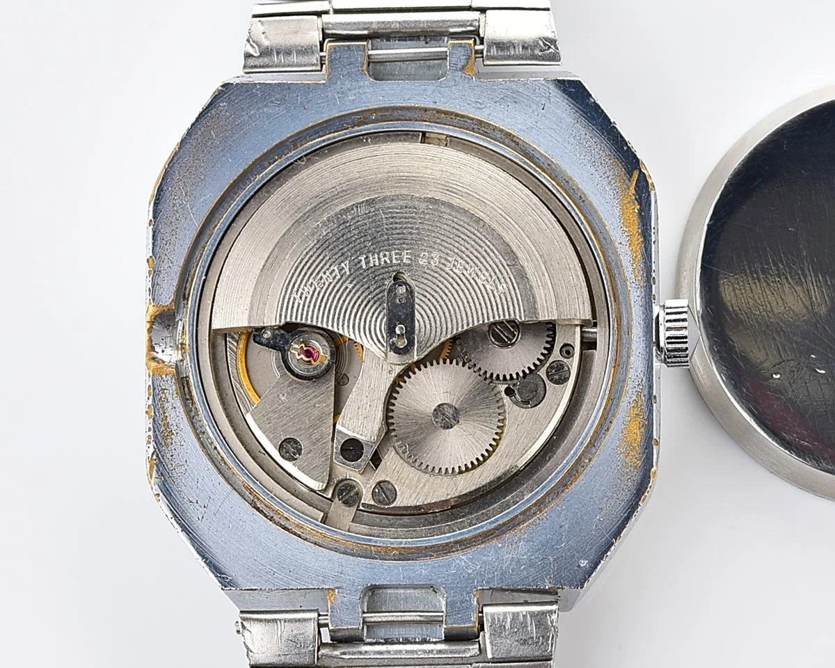 Soviet mechanical Poljot with automatic self-winding movement