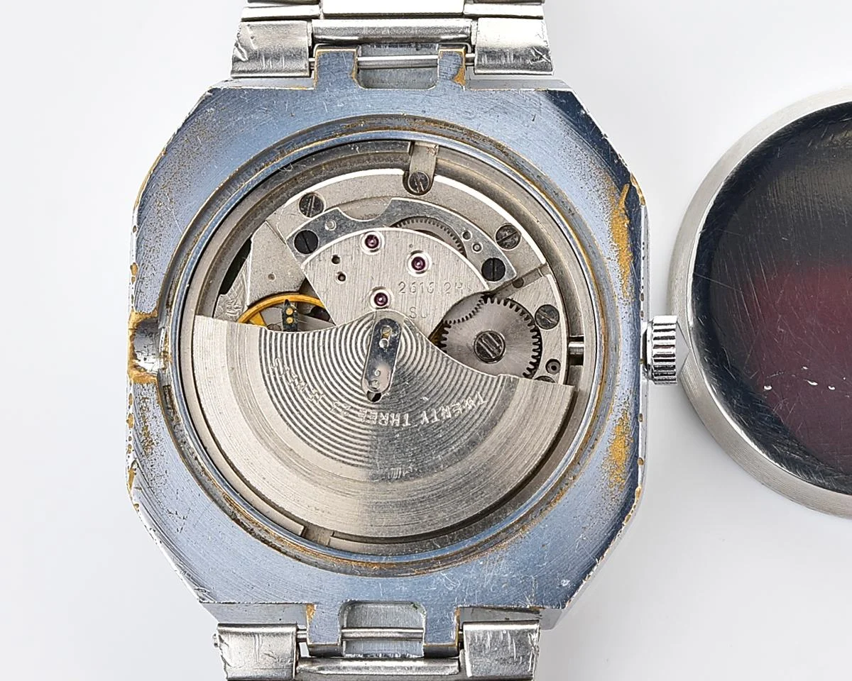 Soviet mechanical Poljot with automatic self-winding movement