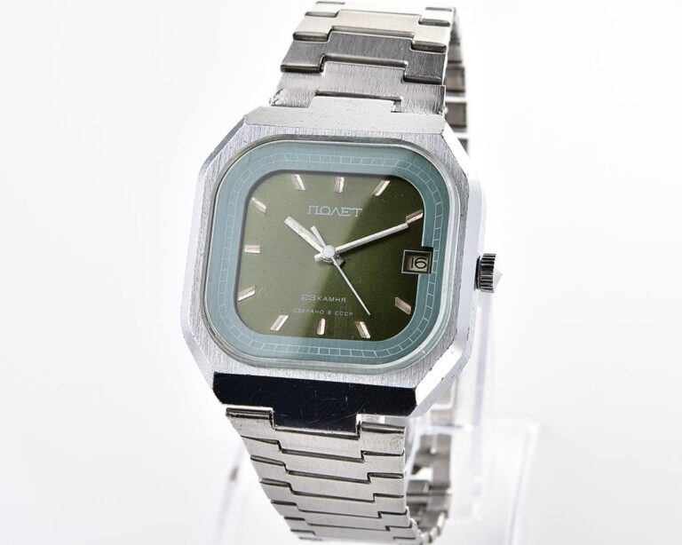 Soviet mechanical POLJOT with automatic self-winding movement