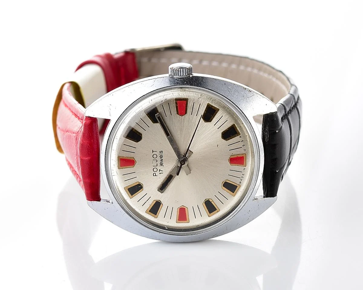 Soviet Wostok (Vostok) vintage mechanical wristwatch with uncommon dial