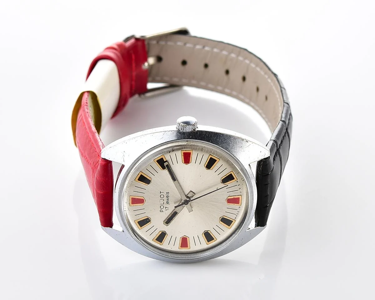 Soviet Wostok (Vostok) vintage mechanical wristwatch with uncommon dial