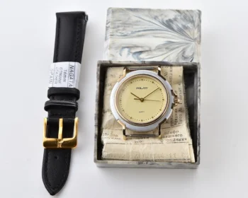 TIME CAPSULE: Soviet Poljot wrist watch with quartz movement – New Old Stock (NOS)!