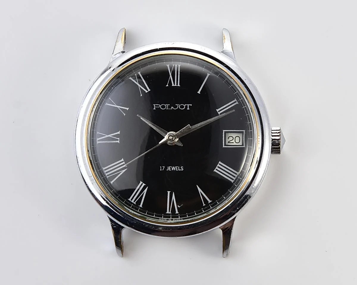 Soviet Poljot mechanical wristwatch – with box and passport!