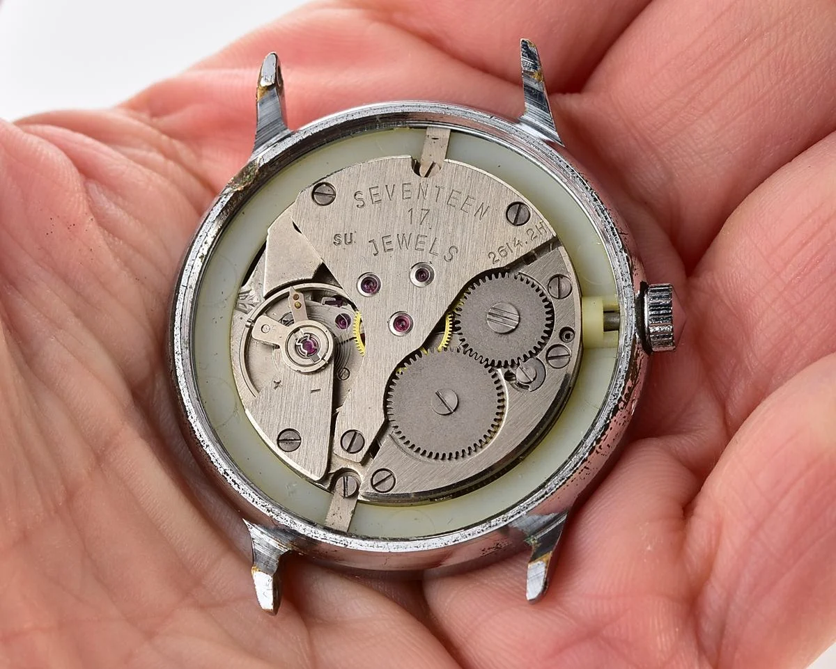 Soviet Poljot mechanical wristwatch – with box and passport!