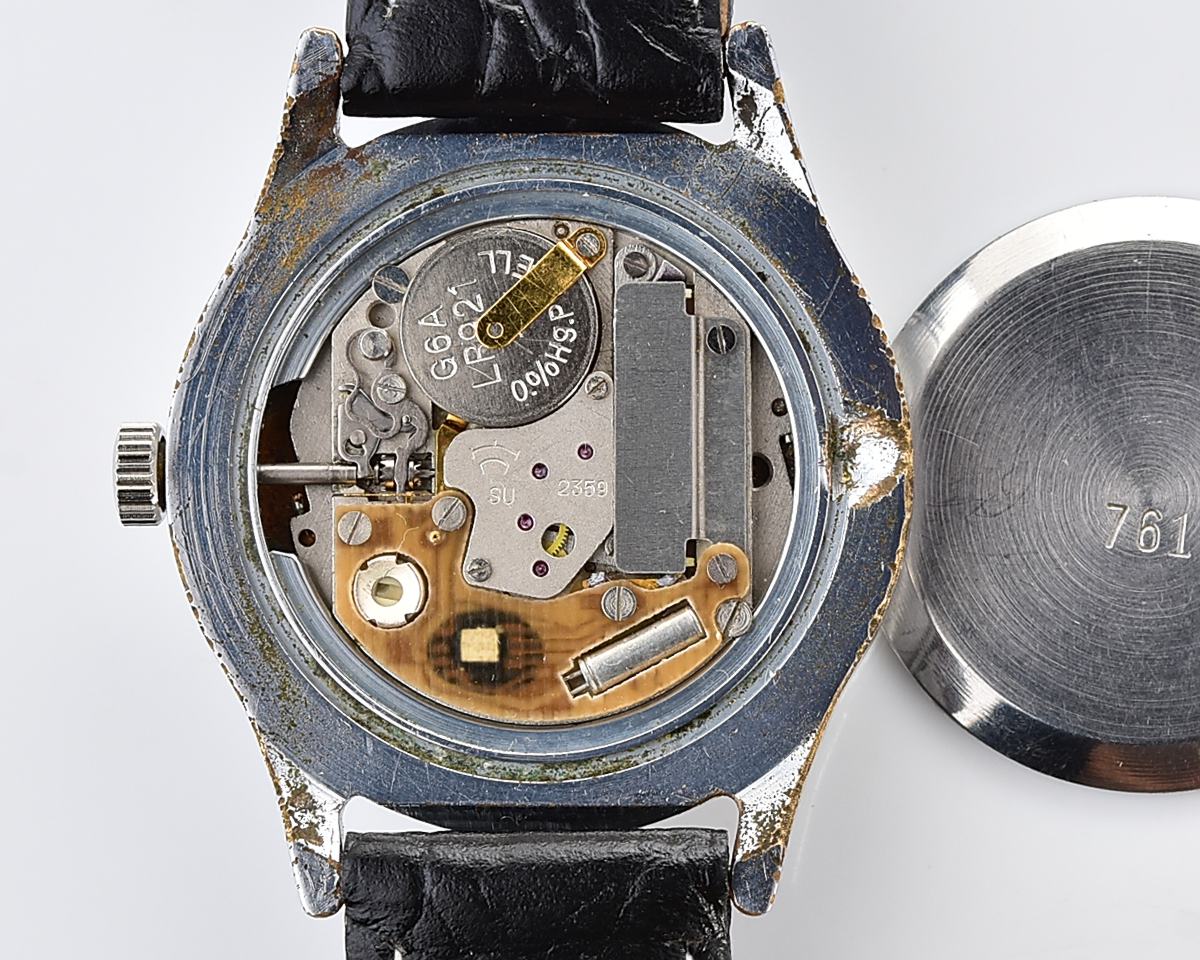 Soviet Raketa MOON PHASES quartz wristwatch