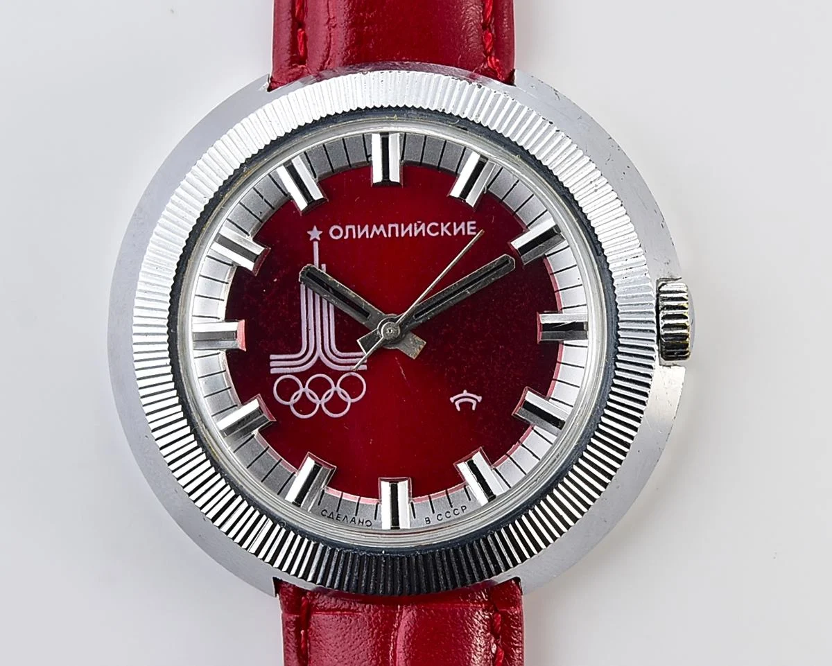 Soviet Raketa Olympic mechanical watch
