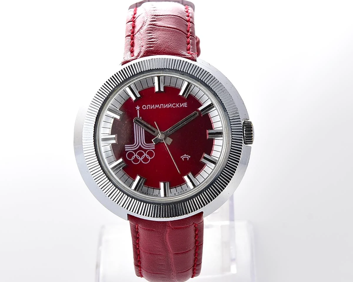 Soviet Raketa Olympic mechanical watch