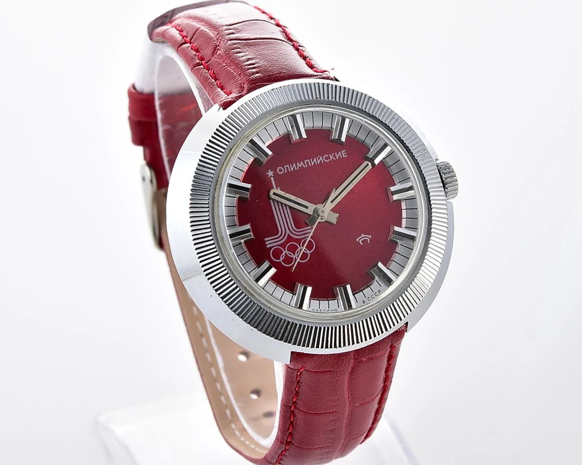 Soviet Raketa Olympic mechanical watch