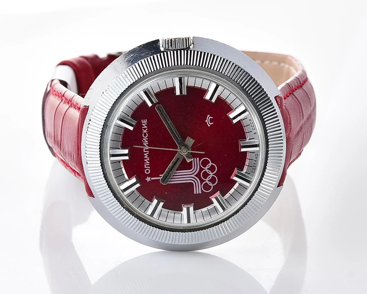 Soviet Raketa Olympic mechanical watch