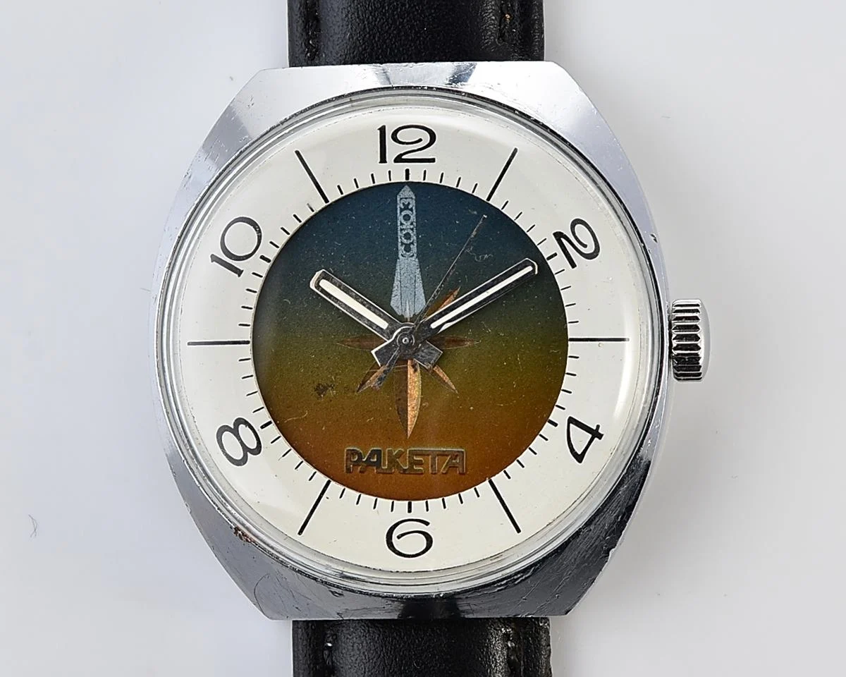 Excellent Raketa-Soyuz Soviet mechanical watch – relic of Soviet space exploration era!