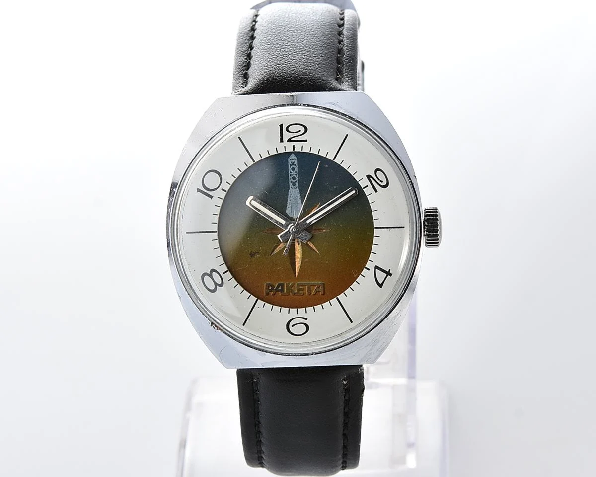 Excellent Raketa-Soyuz Soviet mechanical watch – relic of Soviet space exploration era!