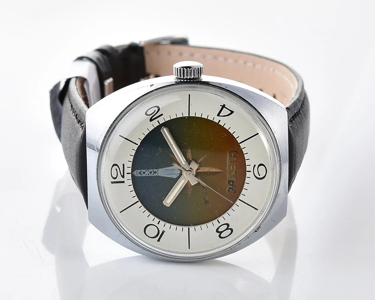 Excellent Raketa-Soyuz Soviet mechanical watch – relic of Soviet space exploration era!