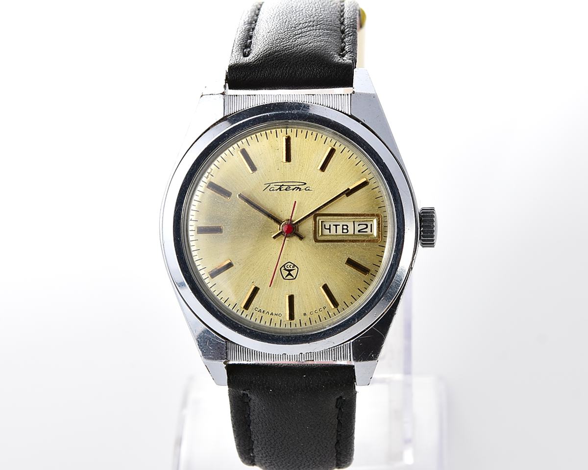 Soviet RAKETA "Rolex" vintage mechanical wristwatch