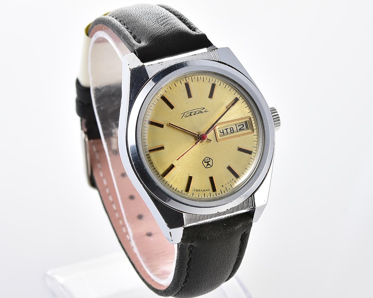 Soviet RAKETA "Rolex" vintage mechanical wristwatch