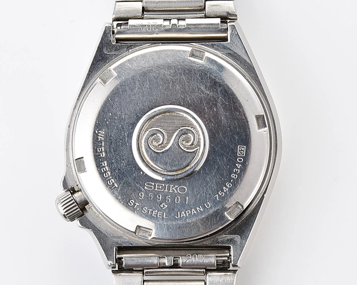 Vintage Seiko SilverWave Quartz - Classic JDM Black Dial Sports Watch from May 1979