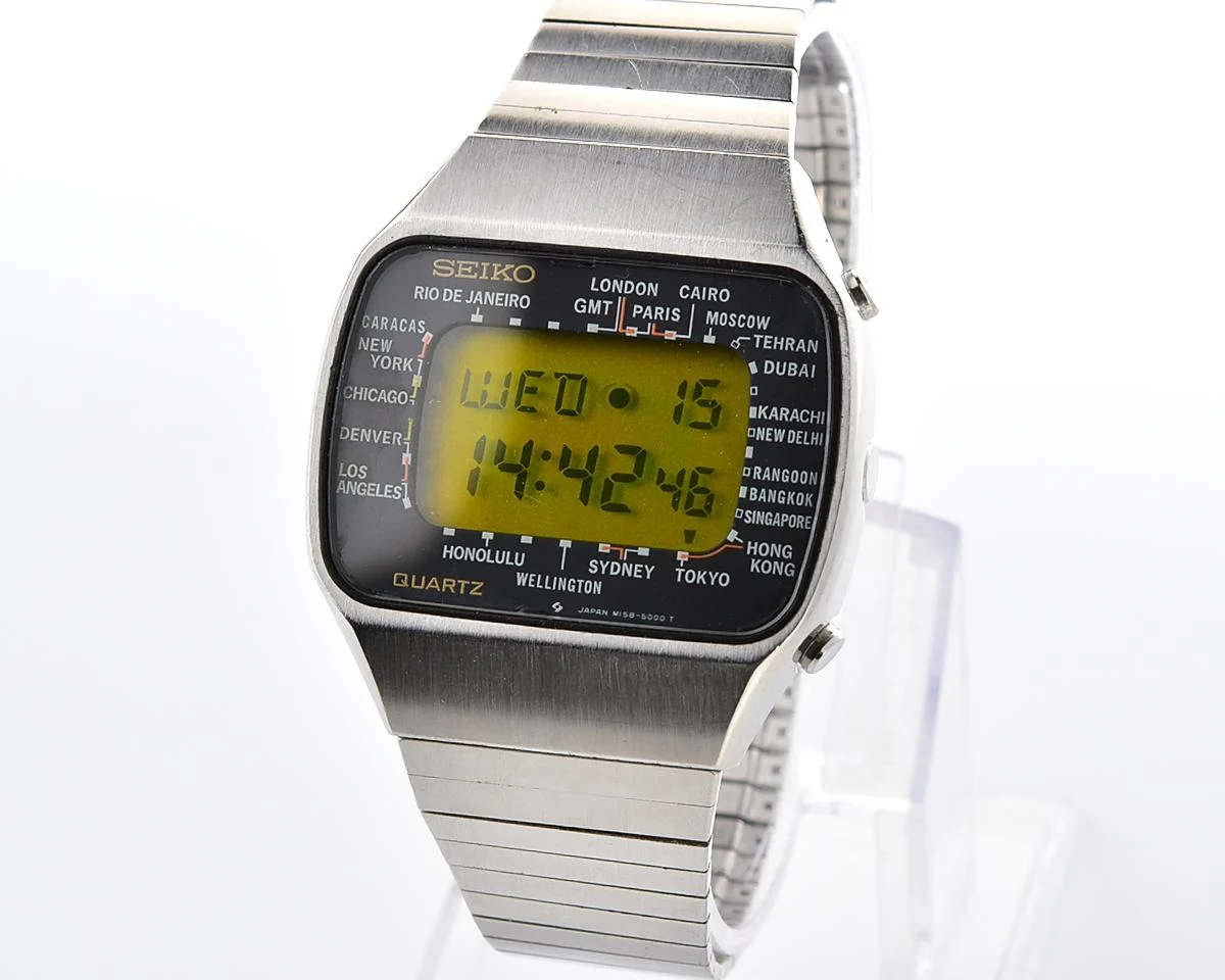 Vintage Seiko "Pan Am" - the Definitive Digital World Timer from November 1978
