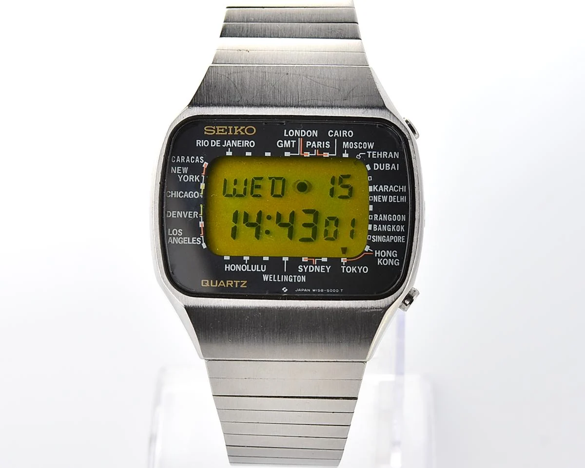 Vintage Seiko "Pan Am" - the Definitive Digital World Timer from November 1978