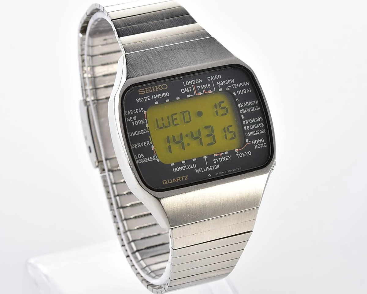 Vintage Seiko "Pan Am" - the Definitive Digital World Timer from November 1978