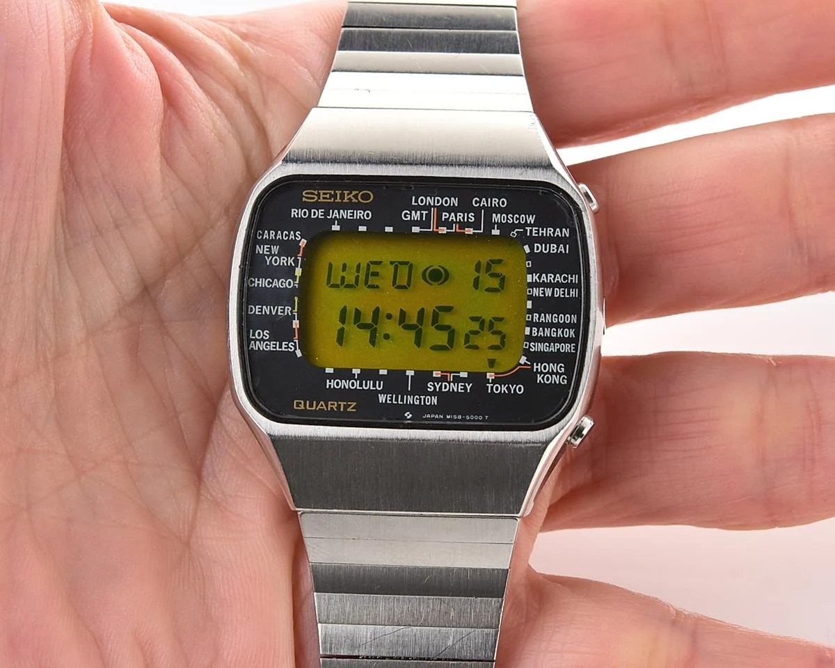 Vintage Seiko "Pan Am" - the Definitive Digital World Timer from November 1978