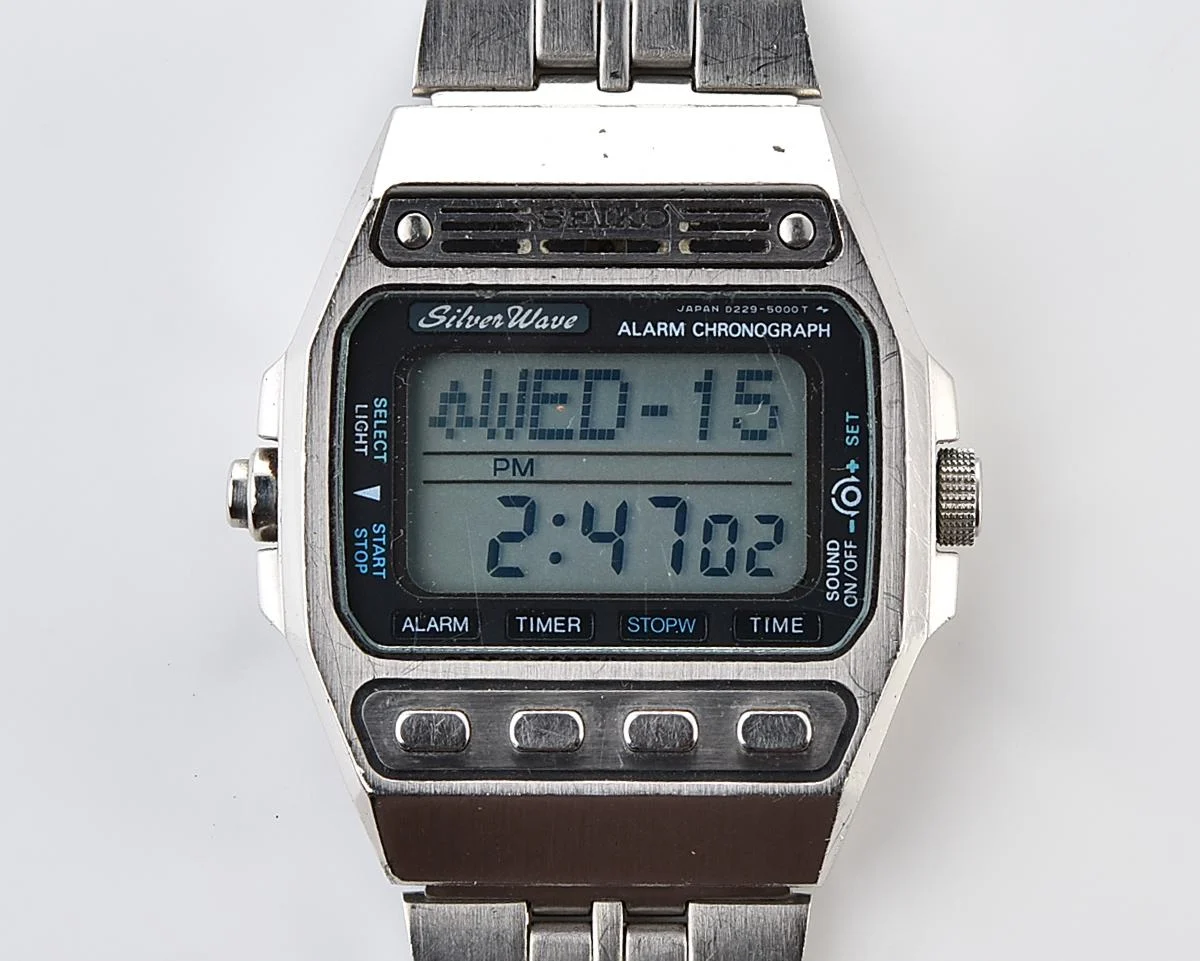 Rare Vintage Seiko SilverWave D229-5000 Dot Matrix Display - JDM Digital Innovation from September 1981!