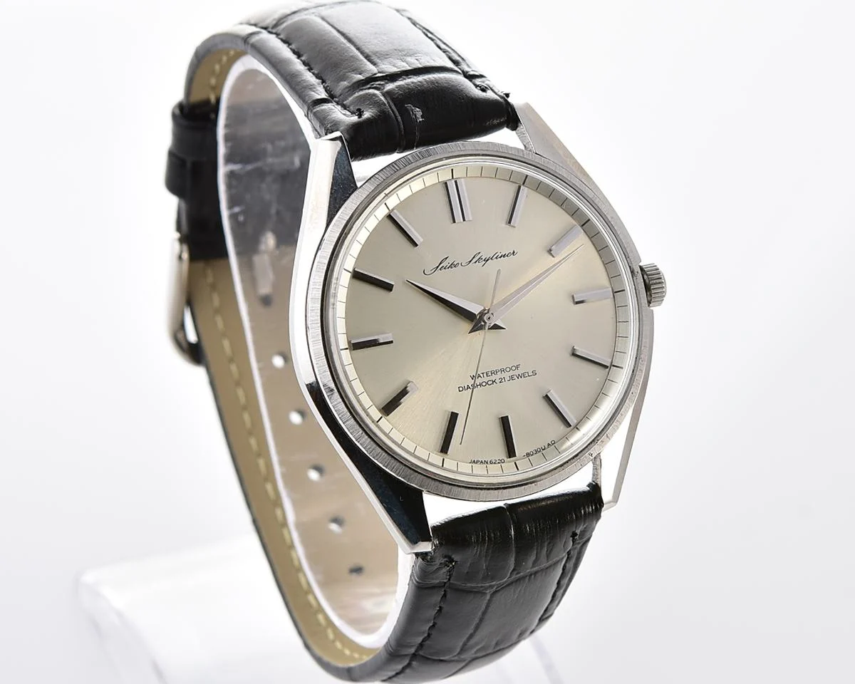 Vintage Seiko Skyliner - Silver Sunburst Manual Wind from June 1967