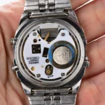 Vintage Seiko Silver Wave A229-5050 Digital Chronograph, from