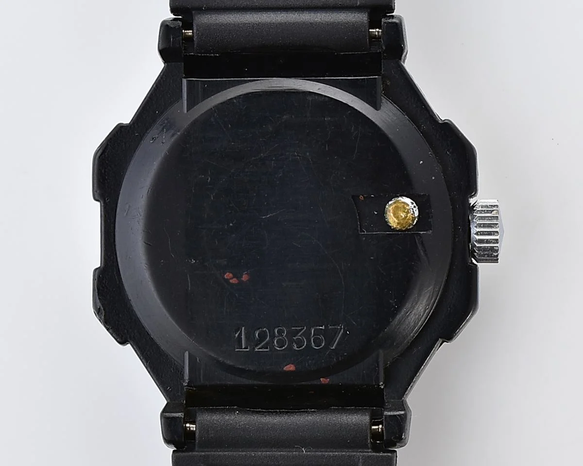 Soviet Slava vintage mechanical watch in nearly weightless plastic body