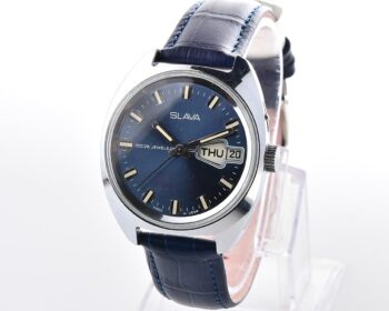 Excellent Slava vintage soviet mechanical wristwatch