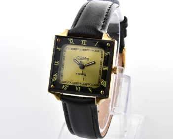 Excellent Soviet Slava quartz wristwatch - XVIII Communist Party Congress CCCP 1987 Kremlin Moskow!